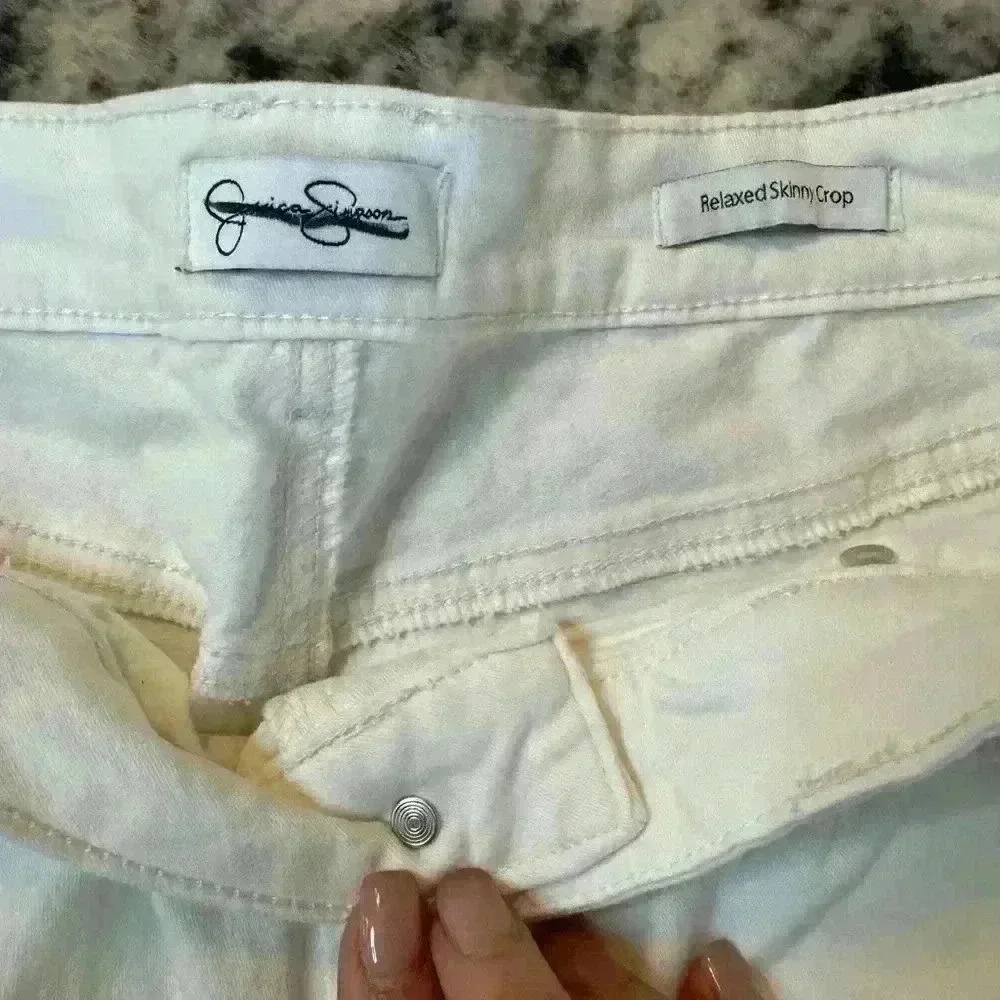 Crisp White jeans Sz 12 - Picture 2 of 7